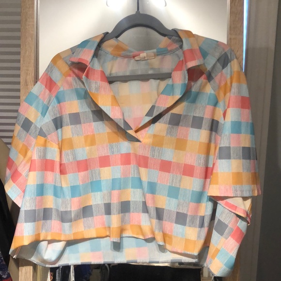 colorful collared shirt! - Picture 1 of 2
